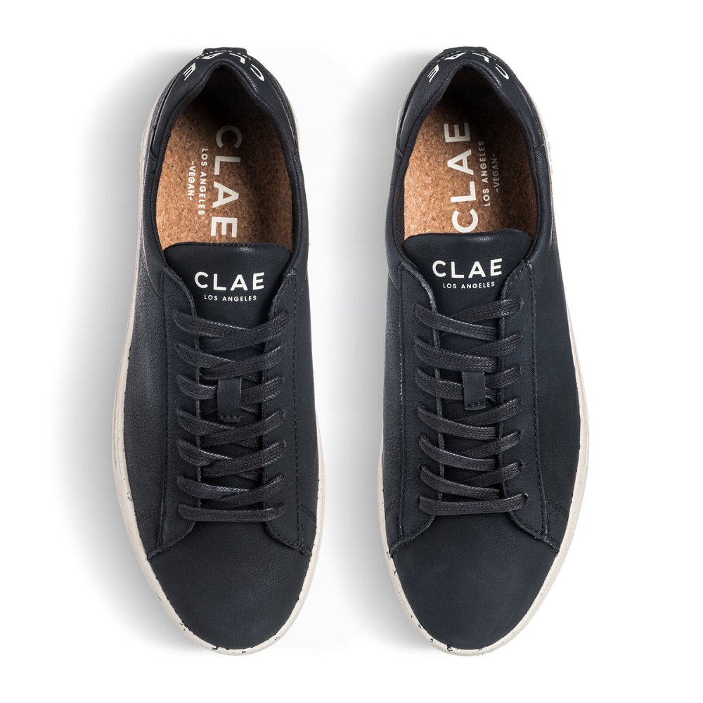 CLAE BRADLEY VEGAN Shoes Mens USA293-O57 In Black Vegan Chips